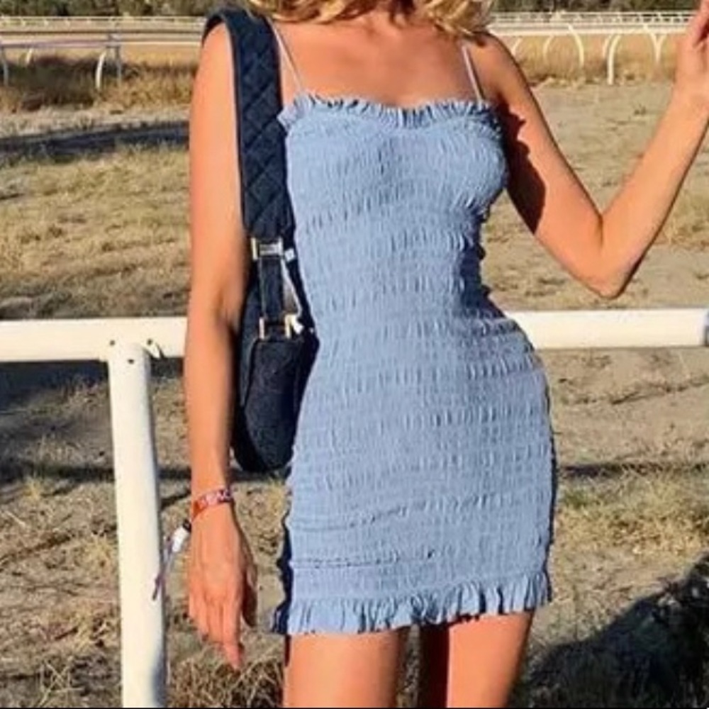 Blue Bodycon Dress
